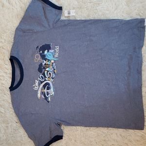 DisneyWorld 50th anniversary Large Blue/Grey T-Shirt